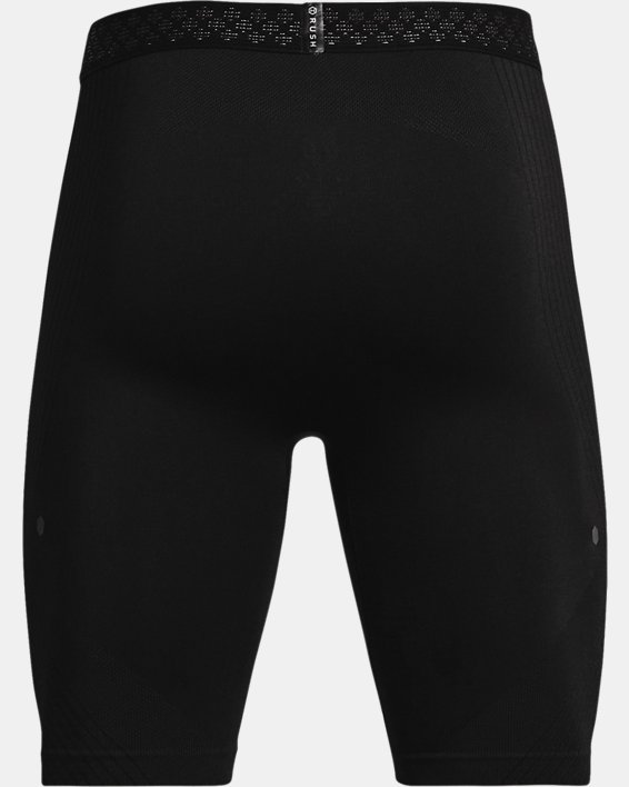 Men's UA RUSH™ Seamless Long Shorts, Black, pdpMainDesktop image number 4